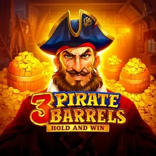 3 Pirate Barrels